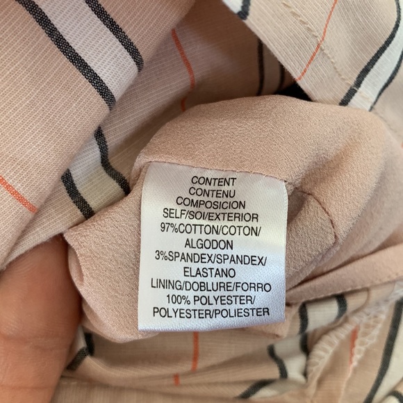 WAYF Verona Cutout Side Slit Midi Dress in Coral Stripe - Picture 12 of 14